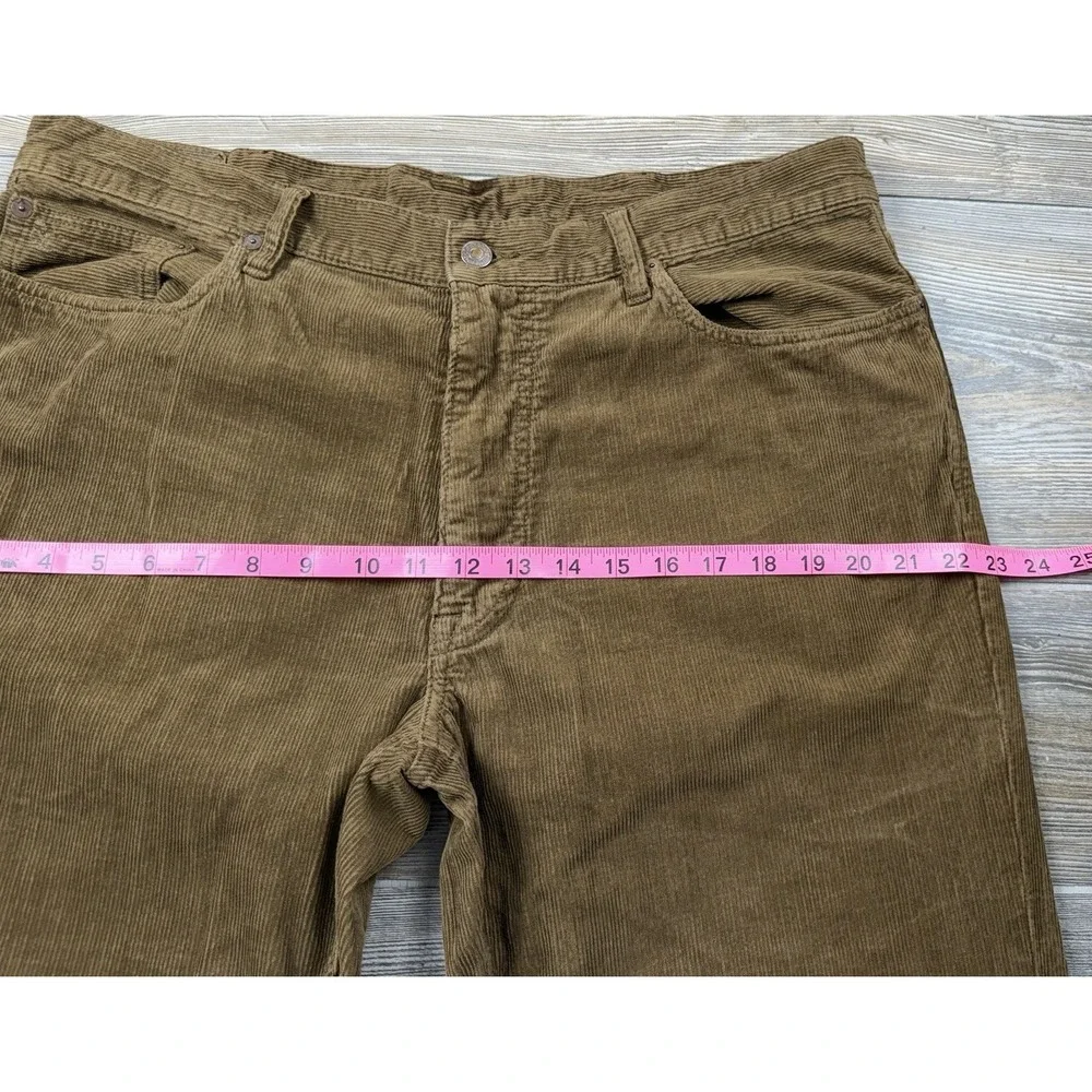 Vintage Polo Ralph Lauren Men's Brown Corduroy Hampton Straight Pants 38/34